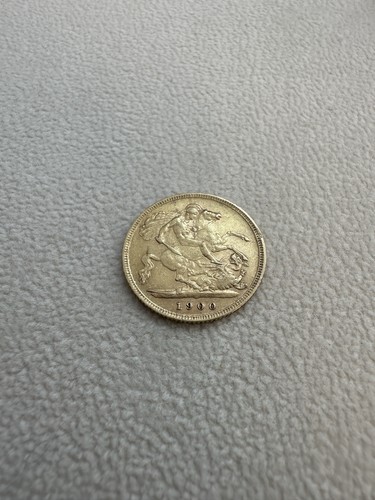 1900 victorian half sovereign - victorian,