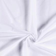 Plain 100% Cotton Voile Fabric Material OPTICAL WHITE