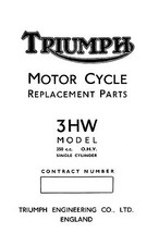 (1343) Triumph 3HW parts list