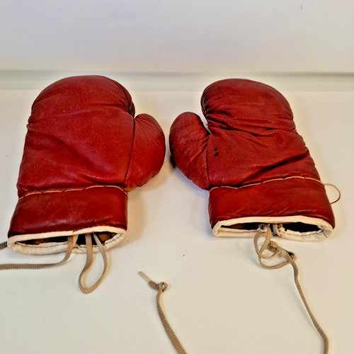 Vintage childs red - red, and