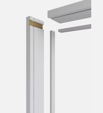 2 x FD30 FIRE DOOR LINER FRAME WHITE PRIMED DOOR FRAME LINING SET 15mm TRENCH
