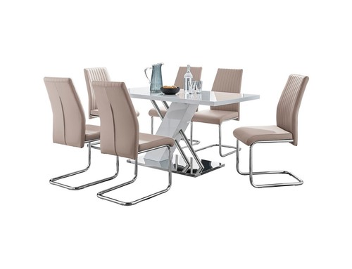 Sorrento white high gloss - high,