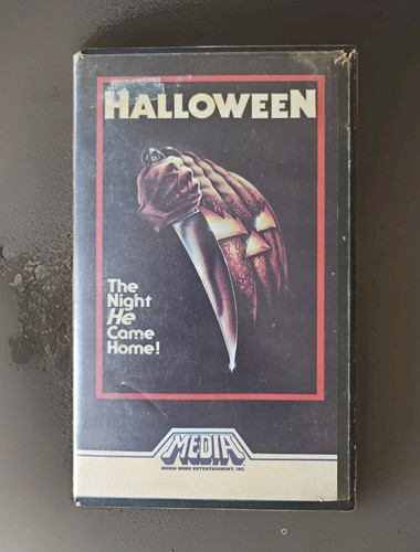 Halloween vhs media - halloween,