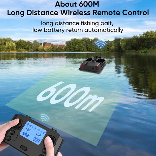 Gps bait boat 500m wireless - rc,
