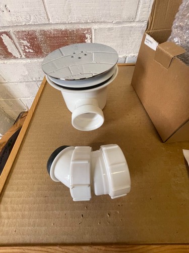 90mm shower tray - waste, trap