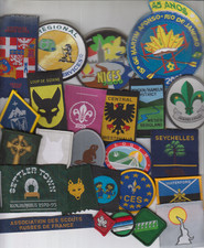 Boy Scout OVERSEAS Badges x 25