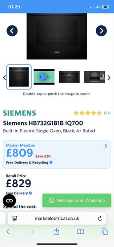 Siemens hb732g1b1b iq700 - hb732g1b1b,