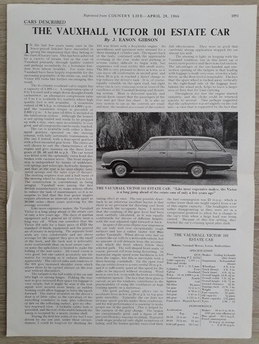 Vauxhall victor 101 - 101, car