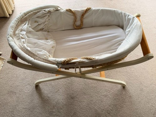 Wicker woven moses basket - moses,