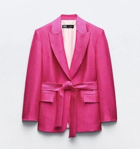 Zara blazer jacket with belt - blazer,