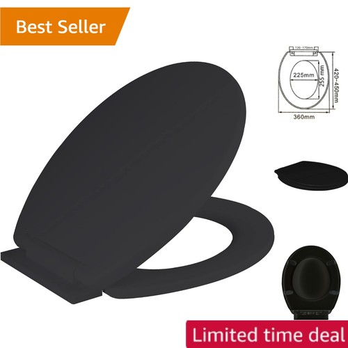 Ram black soft close toilet - ram®,