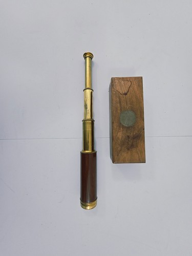 Vintage brass spyglass - vintage,