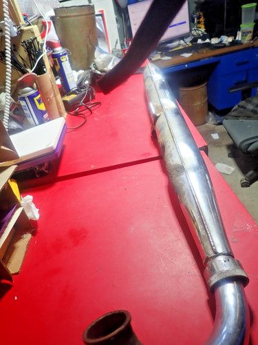 Suzuki 250 left exhaust - 250,