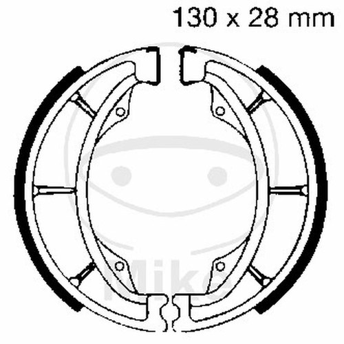 Pair brake pads ebc - pair,