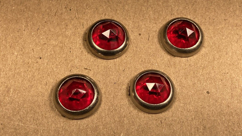 Vintage red jewel - vintage, reflectors