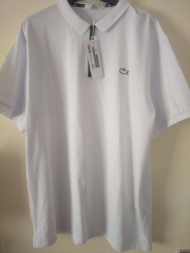 Lacoste polo white mens - lacoste,