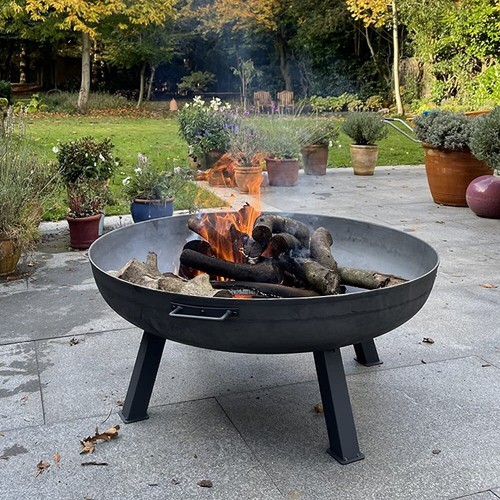 Extra large fire pit cast - large, iron
