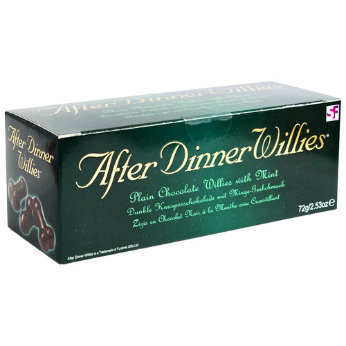 Chocolate willies after dinner - after,
