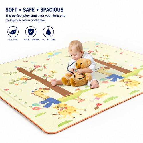 Foldable baby play mat - mat, extra
