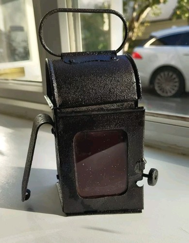 Vintage railway lamp - railway,