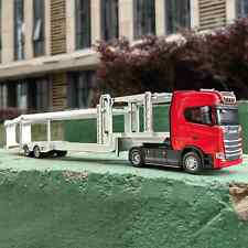 1:50 Alloy Diecast Large Truck Model Car Toy Simulation Container Toy Sound and 