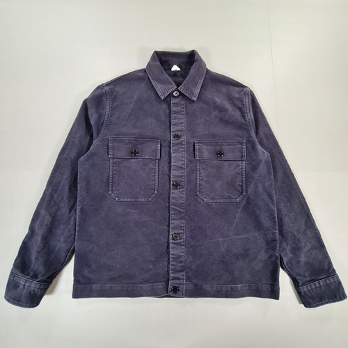 Arket mens overshirt navy - arket,