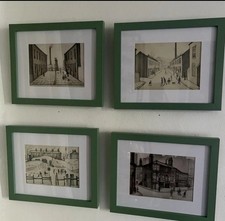 LS Lowry Set Of 4 Framed