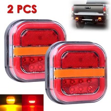 2x LED Rear Tail Lights Stop