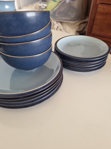 Denby jetty blue job lot - denby,