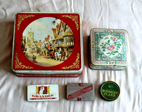 Collection vintage tins - collection,