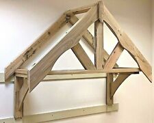 Solid Oak Wall Mounted Canopy Porch - FULLY ASSEMBLED - Wall Mounted Oak Canopy