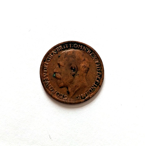 1916 george british farthing - british,