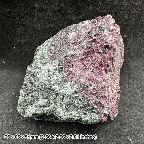 Rough garnet matrix crystal - in,