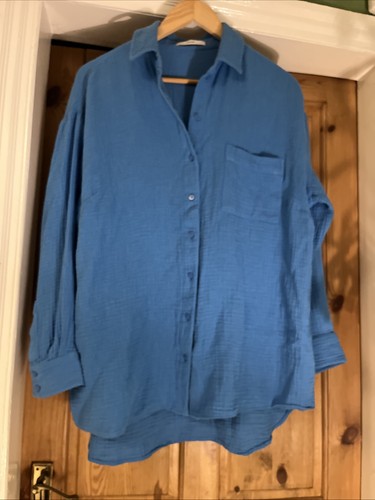 George blue cheesecloth style - blue,