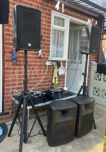 Powered mixer amplifier - mixer, with