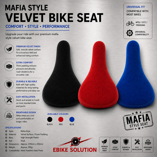 Bicycle saddle seat suede - saddle,