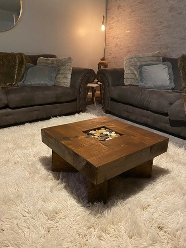 Rustic handmade solid wood