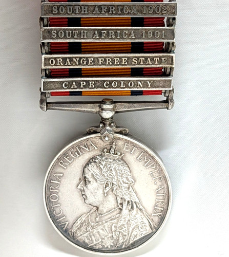 Boer war medal - medal, captain