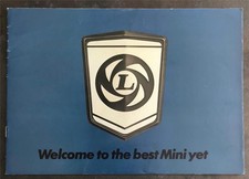 MINI Car Range Sales Brochure