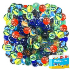 100-700 Coloured Glass Marbles