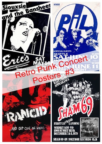 Repro vintage punk rock - repro,