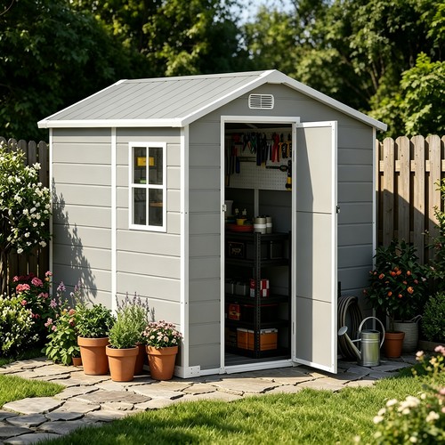 Plastic garden storage - storage, shed
