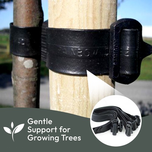 Tree ties buckle straps 45cm - ties,