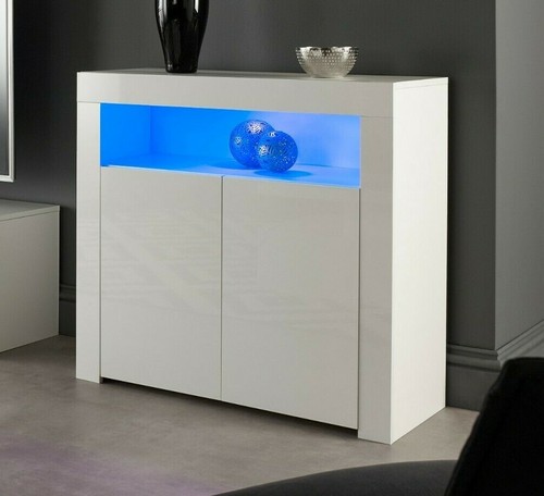 White sideboard cabinet with - white,