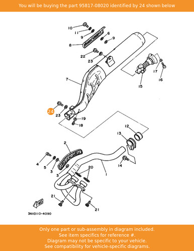 Yamaha bolt flange - yamaha, bolt,