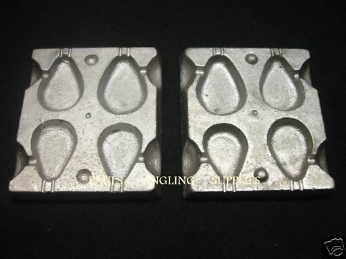 Fishing flat pear lead - in, 1