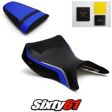 Kawasaki Ninja ZX12R Seat Covers and Gel 2000-2005 2006 Blue Luimoto Tec-Grip