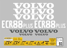 Volvo ECR88 Plus Mini Digger 