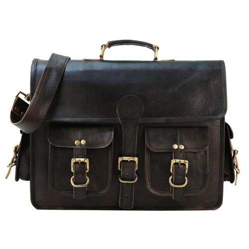 Leather messenger laptop - messenger,