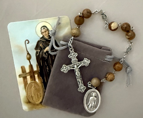 Saint peregrine chaplet with - saint,